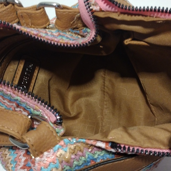 🌈Rosetti Knitted Multi Color Glitter Shoulder Bag - Picture 6 of 9